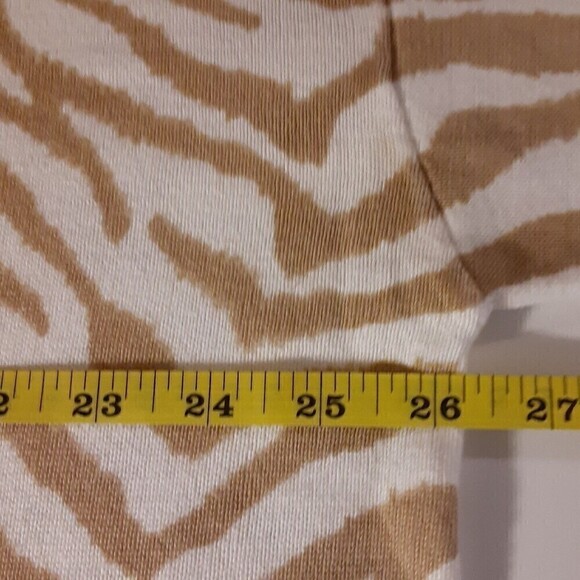 Jessica London Plus Size 18/20 Gold/White Cotton Blend Sweater - Picture 4 of 7